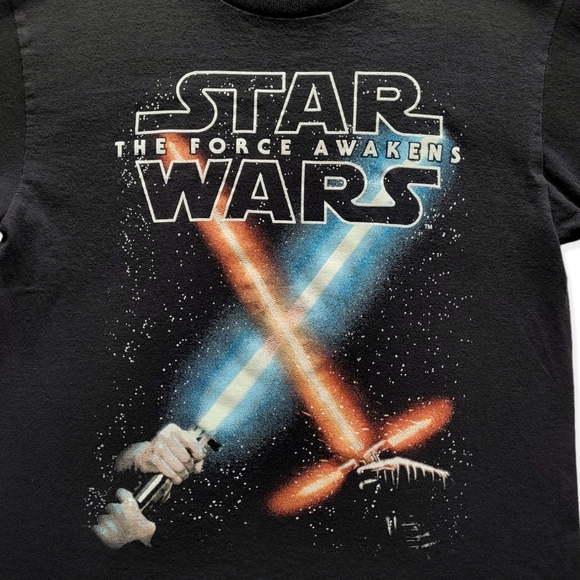 Star Wars Episode VII: The Force Awakens Glow In The Dark Boys Tee Small - Picture 3 of 4